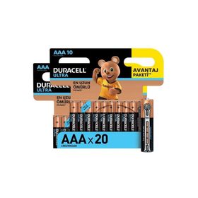 Duracell Ultra Alkalin 8’li Paket AAA Piller