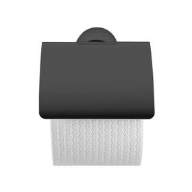 Duravit 0099404600 Starck Kapaklı Mat Siyah T Tuvalet Kağıtlığı