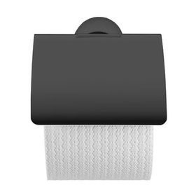 Duravit 0099404600 Starck Kapaklı Mat Siyah T Tuvalet Kağıtlığı