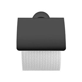 Duravit 0099404600 Starck Kapaklı Mat Siyah T Tuvalet Kağıtlığı