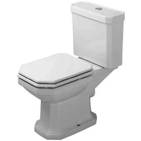 Duravit 0227310075 6 lt 1930 Seri Klasik Sifon Yapılı Rezervuar Hariç Taharetli Dikey Çıkışlı Takım Klozet