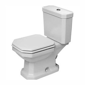 Duravit 0227310075 6 lt 1930 Seri Klasik Sifon Yapılı Rezervuar Hariç Taharetli Dikey Çıkışlı Takım Klozet
