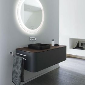 Duravit 40 cm Antrasit Mat Happy D.2 Tezgahüstü Lavabo