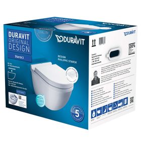 Duravit 45273900A1 Starck 3 Rimless Asma Klozet Seti