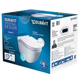 Duravit 45273900A1 Starck 3 Rimless Asma Klozet Seti