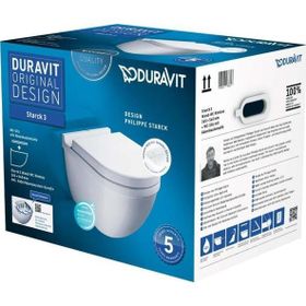 Duravit 45273900A1 Starck 3 Rimless Asma Klozet Seti