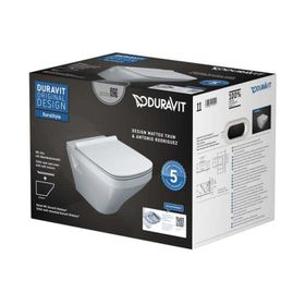 Duravit 45383920A1 Durastyle Rimless Hygiene Glaze Asma Klozet Seti