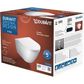 Duravit 45773920A1 D-Neo Rimless Hygiene Glaze Asma Klozet Seti