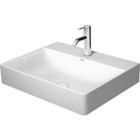 Duravit Durasquare DuraCeram Batarya 60x47 cm Banklı Çanak Lavabo