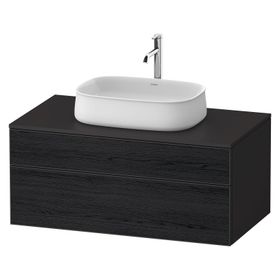 Duravit ZE4821016800E00 Zencha 100x55 cm Mat Siyah Meşe Lavabo Dolabı