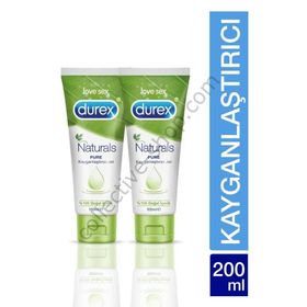Durex 100 ml 2 Kutu Naturals Pure Kayganlaştırıcı Jel