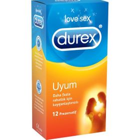 Durex 12'li Uyum Kayganlaştırıcılı Prezervatif