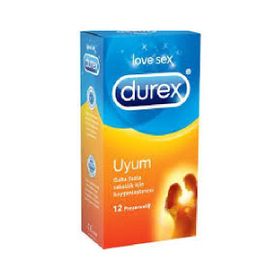 Durex 12'li Uyum Kayganlaştırıcılı Prezervatif