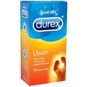 Durex 12'li Uyum Kayganlaştırıcılı Prezervatif