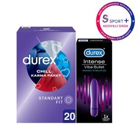 Durex 20 Adet Chill + Durex Intense Delight Karma Paket