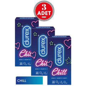 Durex 3x10 Adet Chill Prezervatif
