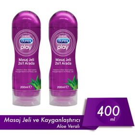 Durex Aloe Veralı 2x200 ml Play Kayganlaştırıcı ve Masaj Jeli