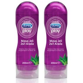 Durex Aloe Veralı 2x200 ml Play Kayganlaştırıcı ve Masaj Jeli
