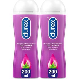 Durex Aloe Veralı 2x200 ml Play Kayganlaştırıcı ve Masaj Jeli