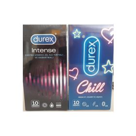 Durex Chill 20'li + Intense 20'li Prezervatif