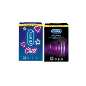 Durex Chill 20'li + Intense 20'li Prezervatif