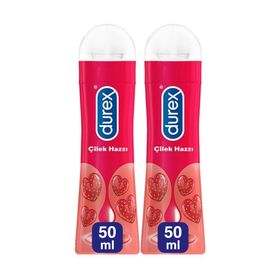 Durex Çilek Hazzı 50 ml x2 Play Kayganlaştırıcı Jel
