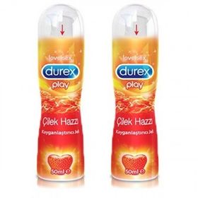 Durex Çilek Hazzı 50 ml x2 Play Kayganlaştırıcı Jel