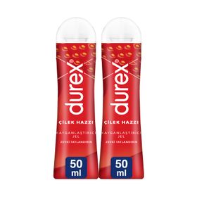 Durex Çilek Hazzı 50 ml x2 Play Kayganlaştırıcı Jel