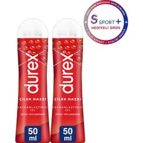 Durex Çilek Hazzı 50 ml x2 Play Kayganlaştırıcı Jel