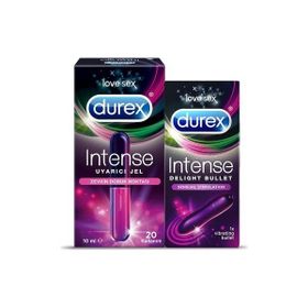 Durex Delight Bullet + Uyarıcı Jel + Uyarıcı 10'lu Prezervatif