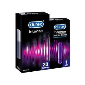 Durex Delight Bullet + Uyarıcı Jel + Uyarıcı 10'lu Prezervatif