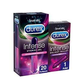 Durex Delight Bullet + Uyarıcı Jel + Uyarıcı 10'lu Prezervatif