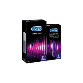 Durex Delight Bullet + Uyarıcı Jel + Uyarıcı 10'lu Prezervatif