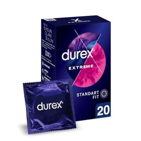 Durex Extreme 20'li Geciktiricili ve Tırtıklı Prezervatif