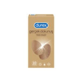 Durex Gerçek Dokunuş Gerçek Ten Hissi Lateks İçermez 10lu Prezervatif
