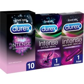 Durex Intense 10'lu Prezervatif ve Delight Bullet