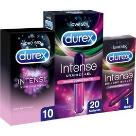 Durex Intense 10'lu Prezervatif ve Delight Bullet