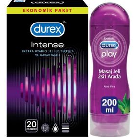Durex Intense 20’li + Durex Yakın Hisset 20’li Prezervatif