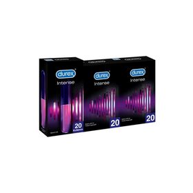 Durex Intense 40'lı Prezervatif + 20 Kullanım Intense Kullanım