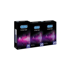 Durex Intense 40'lı Prezervatif + 20 Kullanım Intense Kullanım