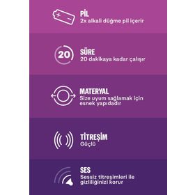 Durex Intense Devil Ring Titreşimli Halka