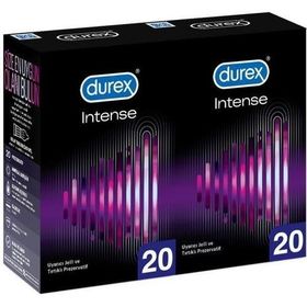 Durex Intense Uyarıcı 2 Adet 20'li Prezervatif