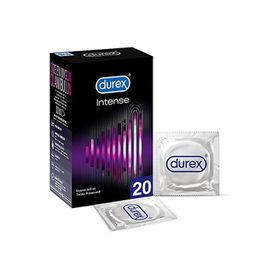 Durex Intense Uyarıcı Jelli ve Tırtıklı 20 Adet Prezervatif