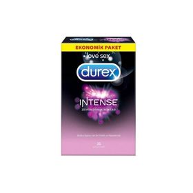 Durex Intense Uyarıcı Jelli ve Tırtıklı 20 Adet Prezervatif