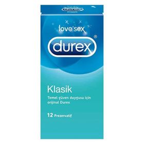 Durex Klasik 12'li Set Prezervatif