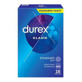Durex Klasik 16'lı Prezervatif