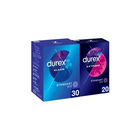 Durex Klasik 30'lu Kondom ve Extreme 20'li Prezervatif