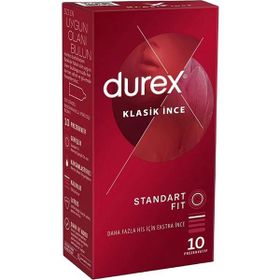 Durex Klasik İnce 10'lu Prezervatif
