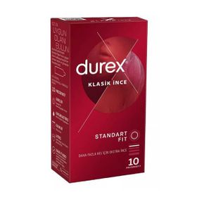 Durex Klasik İnce 10'lu Prezervatif
