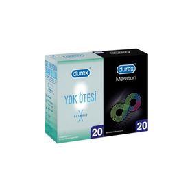 Durex Maraton 20'li + 20'li Yok Ötesi Prezervatif